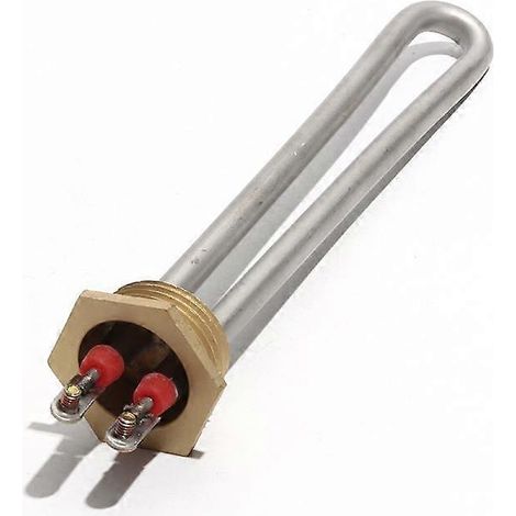 Élément chauffant électrique DN25 de 25 mm (1 pouce), adapté aux chauffe-eau/distributeurs d'eau, tension 110 V/220 V, puissance 700 W/1000 W/1500 W (1/5)