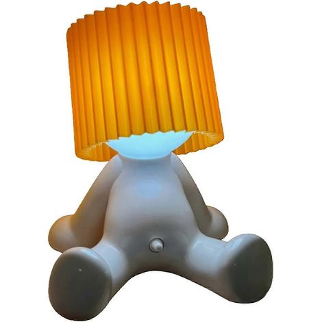 Lampada da notte per omino timido, lampada notturna modesta Mike Naughty, luce notturna per ragazzo timido, regali bianchi per adulti, Bo (1/5)