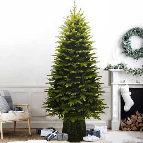 Albero di Natale 210 cm con Tronco Super Folto Las Vegas Green 2332 Rami Verde (1/5)