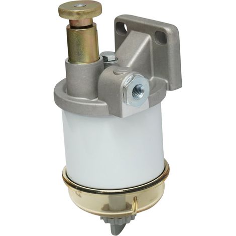 Batteria filtro carburante con separatore acqua per UTB, Fiat, New Holland, Massey Ferguson, Ford, Case IH codice OEM 7111-296, 5802302816 (1/4)