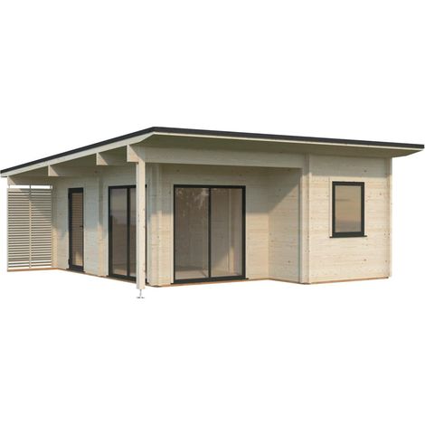 Abri de jardin en bois Cecilia 30,0 m2 Naturel (1/5)