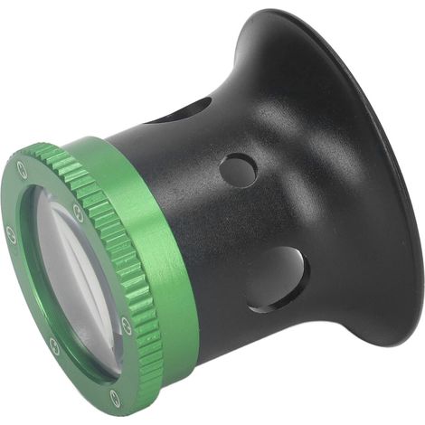 Loupe de bijoutier portable, loupe optique pour montres et bijoux, outil de réparation expérimental pour circuits optiques textiles et pièces de monnaie, grossissement 10x. (1/5)