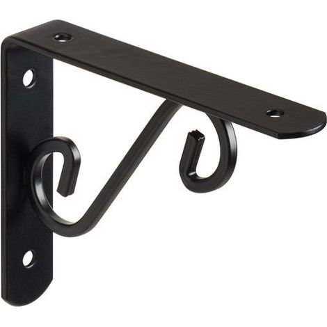 EQUERRE VOLUTE 11X14CM NOIR