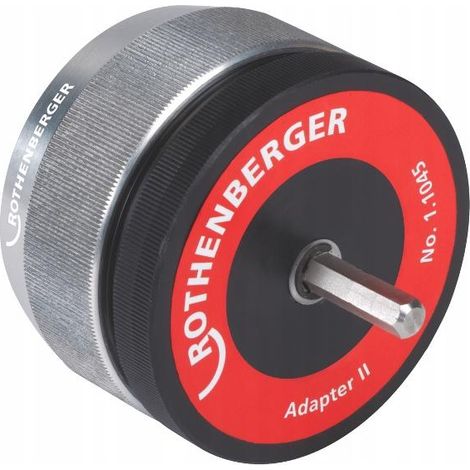 Rothenberger Adaptador de desbarbado negro para tuberías (1/3)