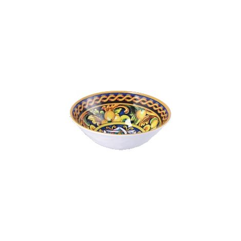 1 Pezzo Ciotola da Cucina Multiuso in Melamina Decoro Lemon 21,5 x 8 cm (1/2)