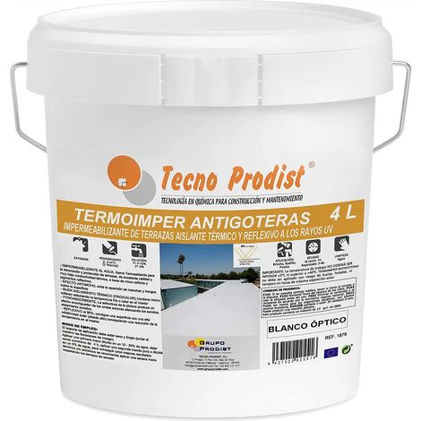 Tecno Prodist Termoimper Antigoteras - Impermeabilizante, aislante térmico terraza, frio y calor