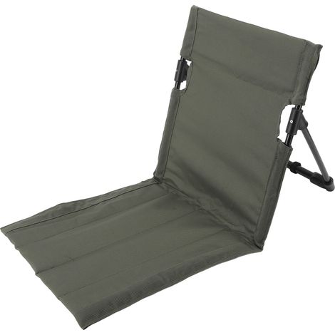 Chaise longue de plage pliante pour adulte, dossier réglable, vert olive, portable pour extérieur parc (1/5)