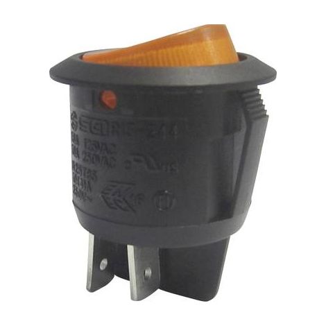 INTERRUPTEUR À BASCULE TRU COMPONENTS TC-R13-244B-02 B/Y 220 V/AC 1587657 250 V/AC 10 A 2 X OFF/ON À ACCROCHAGE 1 PC(S)