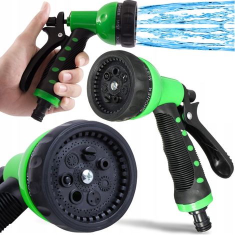 LAR9775 IRRORATRICE MULTIFUNZIONALE DA GIARDINO 7 IN 1, PISTOLA PER IRRIGAZIONE CON TUBO DA GIARDINO