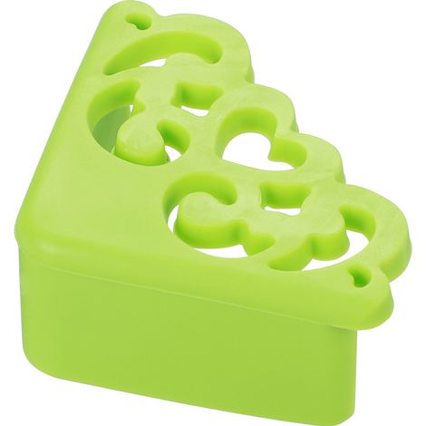 Set di 4 protezioni angolari antiurto per angoli di tavoli, mobili e letti. Dimensioni: 4 x 2 x 5,5 cm (verde). (1/4)