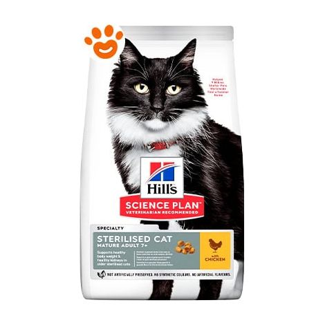Hills Cat Science Plan Mature Adult Sterilizzato Pollo 7+ - Sacco 1,5 Kg -