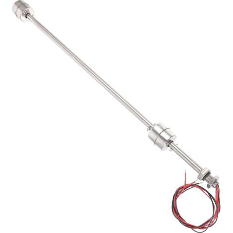 Interrupteur à Flotteur Double Argenté en Acier Inoxydable pour Contrôle du Niveau D'eau, Capacité 50w, pour Fontaine et Piscine (1/5)