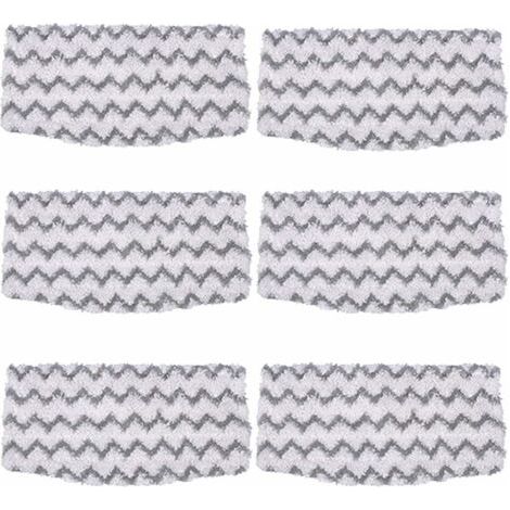 Paquet de 6 tampons de vadrouille en Microfibre de Remplacement S1000 recharges pour Nettoyeur de Sol Dur pour vadrouille à Vapeur Requin modèle S1000A S1000 S1000C S1000WM (1/5)