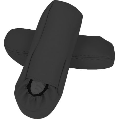 Paar Autositz-Armlehnenbezüge aus Kunstleder, schwarz, für Ford F250 (1999-2007). (1/5)