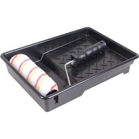 Fit For The Job Lot de 3pcs Rouleau 230mm pour peinture artisanale de peinture-émulsion sur murs et plafonds Manchon poils moyens (1/4)