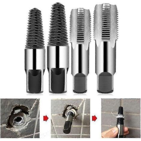 Kit d'outils de réparation de filetage de tuyau 1/2 3/4 pouce, extracteur de vis cassées SZRH AG 5 5 (1/3)