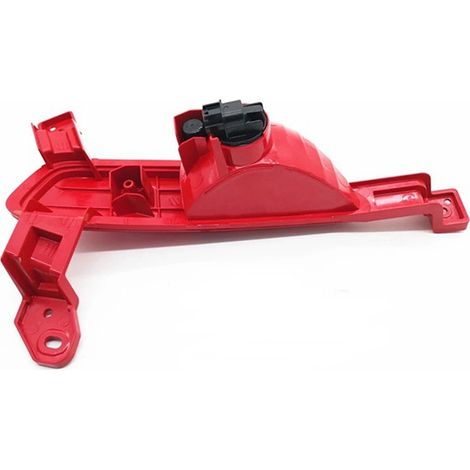 1 pair, color: red, material: plastic, left + right rear bumper reflector, rear bumper.