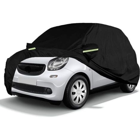 Waterproof Car Cover Compatible with Smart Fortwo W451 W453 2016-2024, Breathable Outdoor Car Cover Against Rain, Sun, and Dust (1/5)