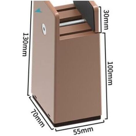 Tigrezy-Rehausseur Pieds de Lit Reglable de 4 pouces, Rehausseurs de Meubles Robuste de 10cm, pour Épaisseur de Pied du Lit 0 à 1,5 pouces, Hauteur de Lit, Canapé, Bureau, Armoire, Support de 2000 KG (1/3)
