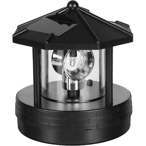 Phare solaire LED rotatif à 360°, lampe solaire LED, étanche (1/5)
