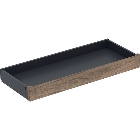 GE Tiroir intérieur avec façade pour Renova Plan US pour lavabo, largeur 90 cm, année 2021, bois de noyer