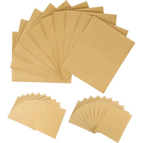 Carta vetrata, 30 pezzi
