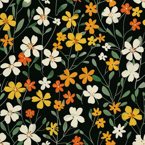 Tela decorativa para exteriores Oxford - Motivo primaveral I DX7692 (1/5)
