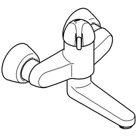 Grohe Euroeco Special Sicherheitsmischbatterie, Aufputzmontage, (1/5)