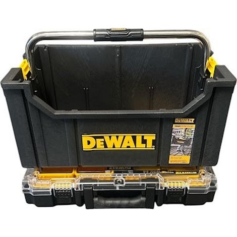 Dewalt Toughsystem 2.0 DS280 Tote Tool Box + Toolbox Organiser Clear 10 Pots (1/5)