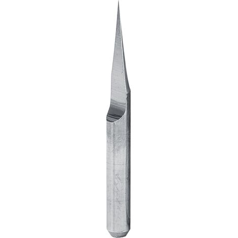 Lot de 10 fraises à graver en carbure cémenté de 3,175 mm pour fraiseuse CNC, angle de 10° (1/3)