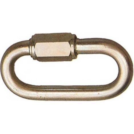 5 x BL MAGLIA DI GIUNZIONE ACCIAIO ZINCATO  8 MM 2 PZ
