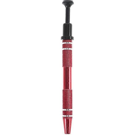 Pince de récupération de composants électroniques, pince de préhension pour circuits intégrés métalliques, pince de préhension pour puces BGA, rouge (1/5)