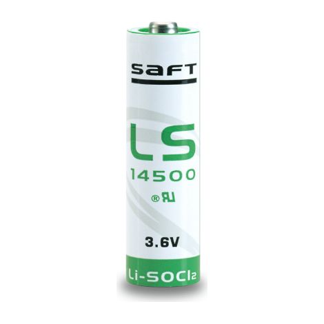 Pila al litio - cloruro di tionile (li-socl2) 3,6V 2,6Ah Saft LS14500 - AA (1/2)