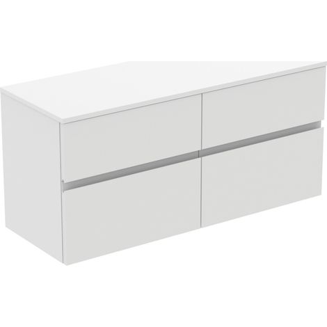 Ideal Standard Finesse - Mueble de lavabo, 120x44x56 cm, 2 cajones, blanco mate E3426Y1 (1/3)