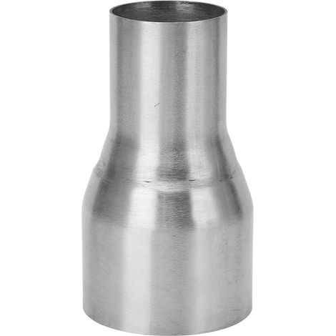 Raccord réducteur d'échappement conique 51mm à 76mm, tuyau de réduction en acier inoxydable poli miroir standard, connecteur de transition pour pots d'échappement. (1/5)