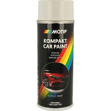 PEINTURE ACRYLIQUE KOMPAKT 45258 BLANC GRIS BRILLANT 400ML MOTIP