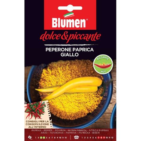SEMI DI PEPERONE PICCANTE PAPRICA GIALLO