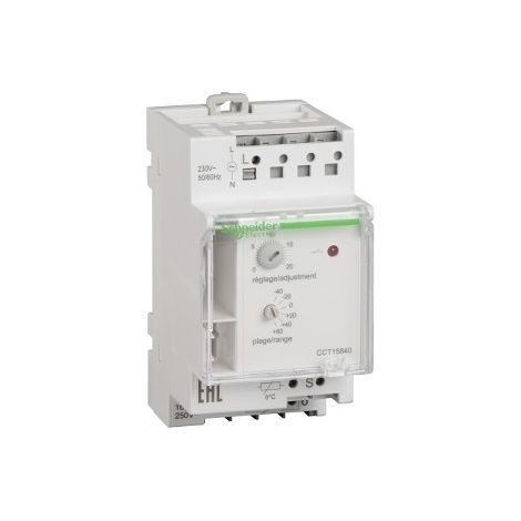 Schneider CCT15840 Acti9 TH7 Modular Thermostat - 1 zone - -40°C to 80°C