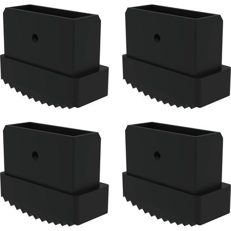 MUNK Innenschuh für Teleskopleiter 62x28mm 4 Stück