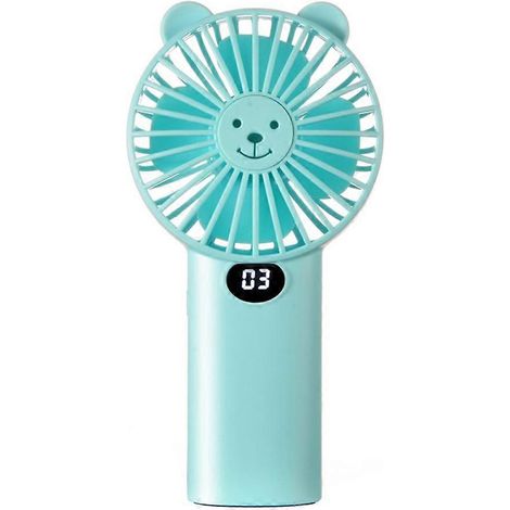 Mini ventilateur portable personnel rechargeable par USB, réglable (1/4)