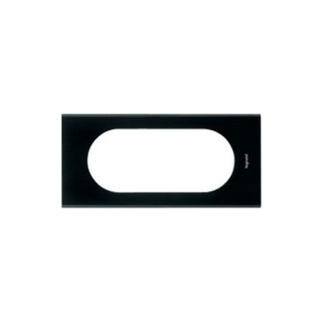 Plaque 2 postes 5 modules matiere corian nocturne CELIANE LEGRAND 069155 (1/2)