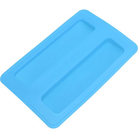 Silikon-Toasterabdeckung 15,8 x 10,4 x 1,2 cm, weich, flexibel, wiederverwendbar, Brotbackautomatendeckel für Zuhause, blau (1/5)