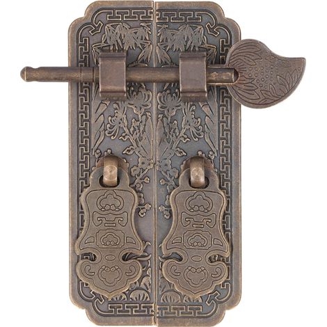 Poignées en bronze antique au design rétro, résistantes à la corrosion et à la rouille, exquises et élégantes, convenant aux portes et tiroirs de meubles. (1/5)