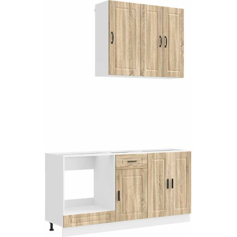 Kitchen Unit PORTO 5 pcs Sonoma Oak Engineered Wood vidaXL (1/5)
