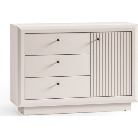 Sideboard 1 Tür 3 Schubladen Assia Cachemire (1/5)