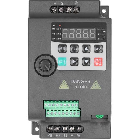 Contrôleur d'onduleur vectoriel de moteur VFD, triphasé 380V 200MN-2R2GB-T4 (2,2W)