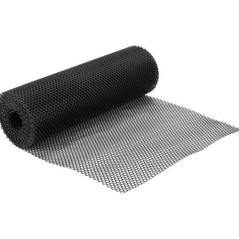 Mehrzweck-Schutznetz in Schwarz für Garten, Balkon und Haustiere, 0,4 x 6 m, inklusive 50 Befestigungsbändern für Zäune und Gehege (1/5)