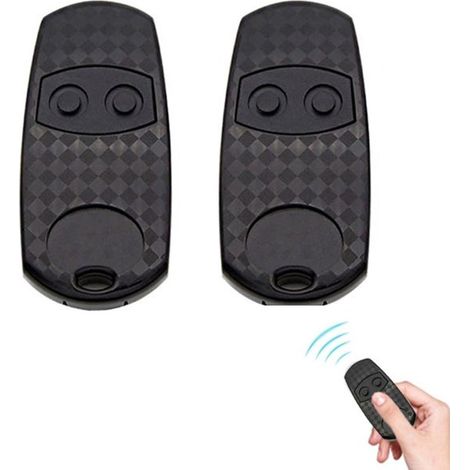 Code fixe - noir - 433,92 MHz - 2 canaux - 2 pièces TOP432EV Télécommande de porte de garage (1/5)