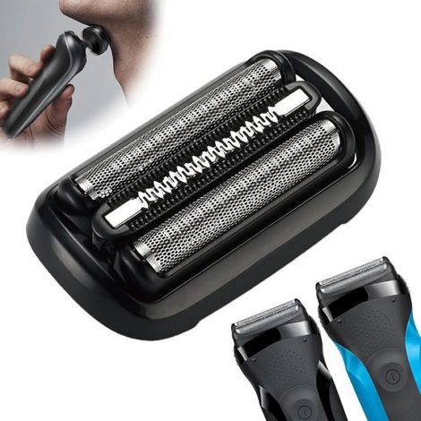 Grille Rasoir - Pour Rasoir Braun Serie 5 - Compatible Modèle 53B - Tête Lavable - 1 Pièce