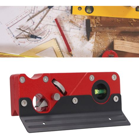 Rabot à ébarber, rabot à chanfreiner avec accessoires à angle fixe, outil de finition des bords pour le travail du bois, rabot à main pour enlever les bords et les coins, rabot à biseau à 45 degrés, r (1/5)